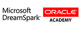 logo Microsoft DreamSpark + Oracle Academy